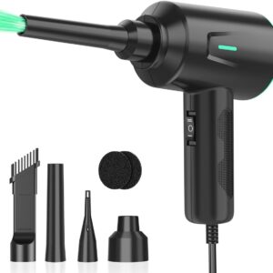 Air Duster, Electric Air Blower, 5.74oz, High Power, 2 Gear, for PC/Computer