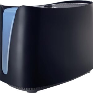 1.1-Gallon Cool Moisture Humidifier, Medium Rooms, Quiet, UV Tech, Black