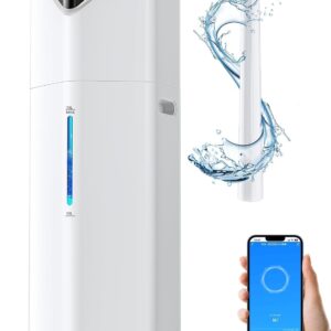 19L/5-Gal Floor Humidifier, 2800 sq ft, 3 Mist Modes, Auto 180° Mist Tube