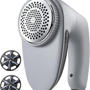 Fabric Shaver & Lint Shaver, Heavy Duty, 65mm Head, 6 Blades, Extra Blades, for Couch/Sofa/Upholstery