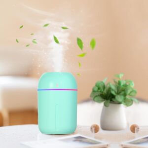 330ml USB Mini Humidifier for Plants/Bedroom/Car/Travel/Hotel/Office, Auto Shut-Off