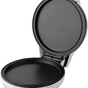 7" Travel Pizza Maker Plus, Indoor Electric Grill, Nonstick Pan, White