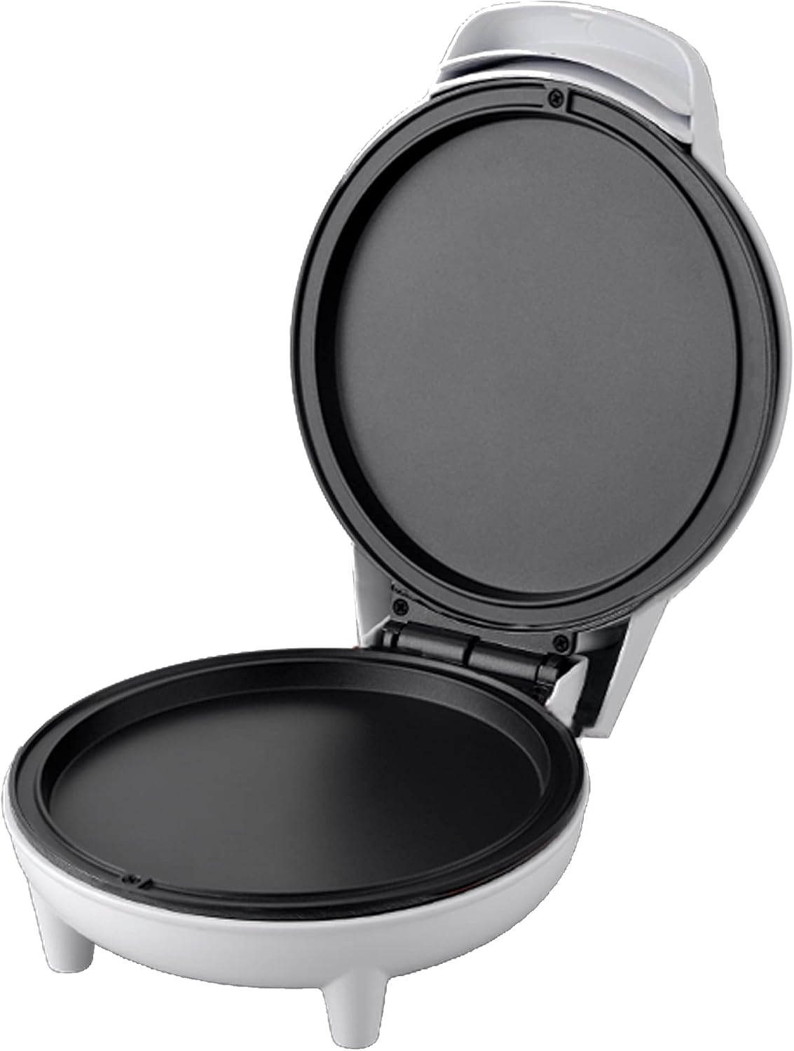 7" Travel Pizza Maker Plus, Indoor Electric Grill, Nonstick Pan, White