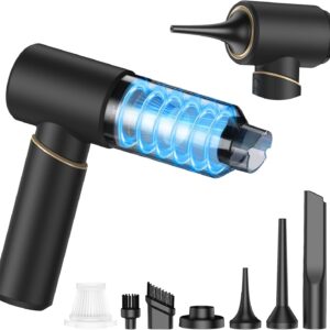 Brushless Handheld Vacuum, 15000Pa, 2 Modes, 0.67lbs Ultra-Light, Car & Air Duster