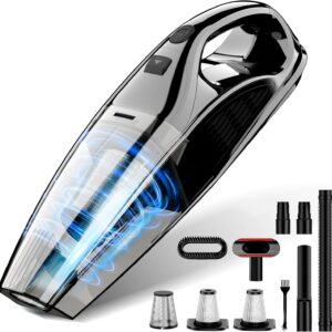 Handheld Vacuum Cordless Rechargeable 7500Pa, 670ML, Lightweight for Car/Office/Home